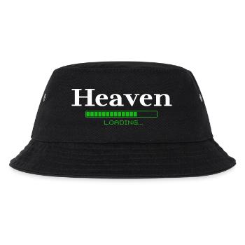 Heaven Loading -  christlich - Kinder Bucket Hat - Schwarz - Vorne