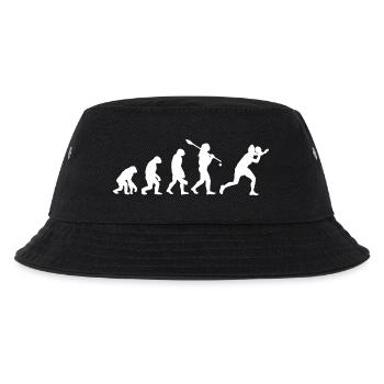 Evolution of Man Table Tennis Ping Pong Design - Kids’ Bucket Hat - black - Front