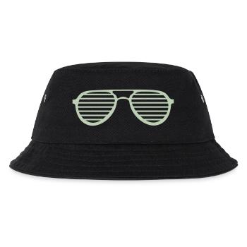 Retro Stripe Sunglasses - Kids’ Bucket Hat - black - Front