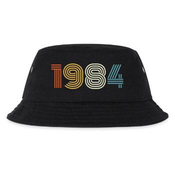 1984 Geschenk 1984 Jahrgang 1984 - Kinder Bucket Hat - Schwarz - Vorne