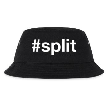 Split Hrvatska Croatia Kroatien Hashtag - Kids’ Bucket Hat - black - Front