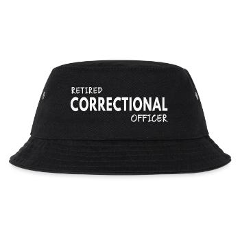 Justizvollzugsbeamter im Ruhestand - Kinder Bucket Hat - Schwarz - Vorne