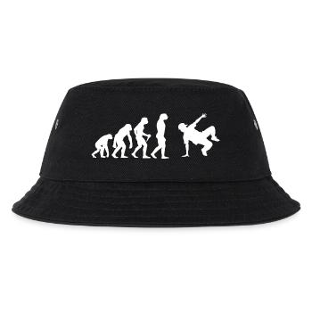 Geschenkidee für einen Breakdancer mit Break Dance - Kinder Bucket Hat - Schwarz - Vorne