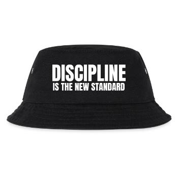 Discipline is the New standard - Kinder Bucket Hat - Schwarz - Vorne