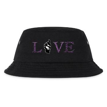Korsika - Kinder Bucket Hat - Schwarz - Vorne