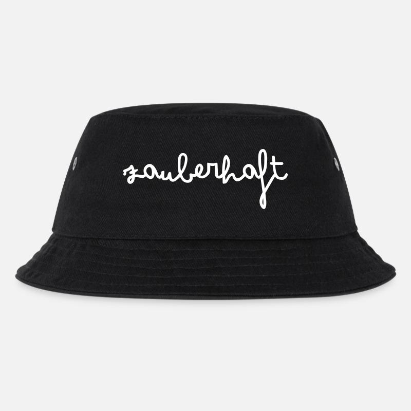 Zauberhaft - Kinder Bucket Hat - Schwarz