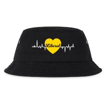 Liberal Heart - Kids’ Bucket Hat - black - Front
