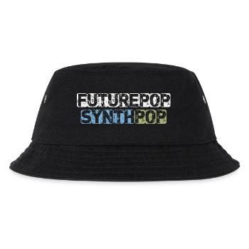 Futurepop Synthpop - Kinder Bucket Hat - Schwarz - Vorne
