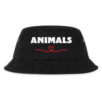 Animals Animals Love - Kids’ Bucket Hat - black - Front