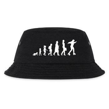 From girl to roller skater - Kids’ Bucket Hat - black - Front