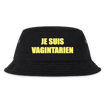 JE SUIS VAGINTARIEN - Bob Enfant - noir - Devant
