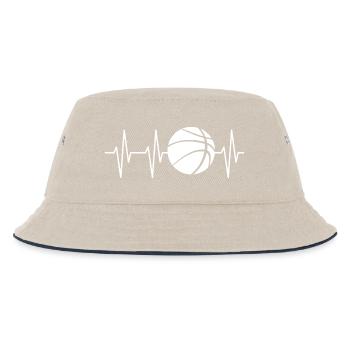 Joueur d’équipe de club de symbole de basket-ball de streetball - Bob Enfant - blanc cassé/bleu marine - Devant
