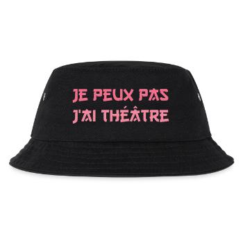 I Can't I Have Theatre - Kids’ Bucket Hat - black - Front
