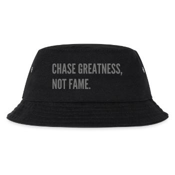 Chase Greatness, not Fame. - Kids’ Bucket Hat - black - Front