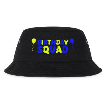 birthday squad 02 - Kinder Bucket Hat - Schwarz - Vorne