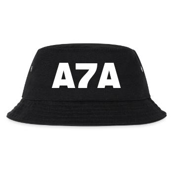 A7A Ägyptischer Slang für Ablehnung - Kinder Bucket Hat - Schwarz - Vorne