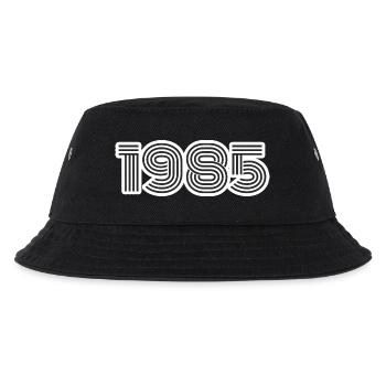 Geboren 1985 - Kinder Bucket Hat - Schwarz - Vorne