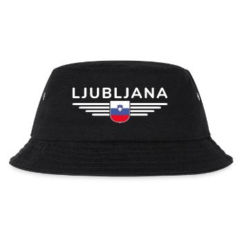 Trendy Ljubljana design - Kids’ Bucket Hat - black - Front
