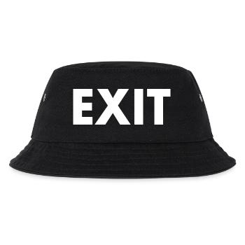 Exit - Kids’ Bucket Hat - black - Front