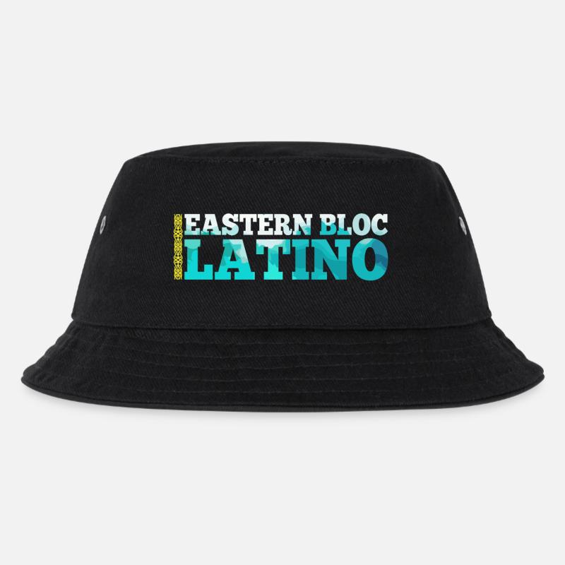 Ostblock Latino Kasache Kasachstan Geschenk - Kinder Bucket Hat - Schwarz