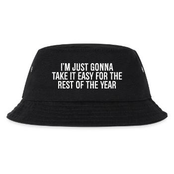 Ich werde es für den Rest des Spiels einfach ruhig angehen lassen - Kinder Bucket Hat - Schwarz - Vorne