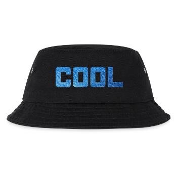 Cool Jeans Muster Party stylish Statement Vibes - Kinder Bucket Hat - Schwarz - Vorne