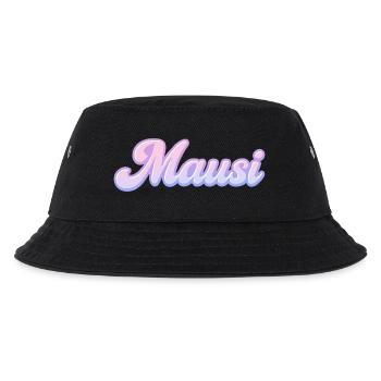 Mausi / y2k Design - Kinder Bucket Hat - Schwarz - Vorne