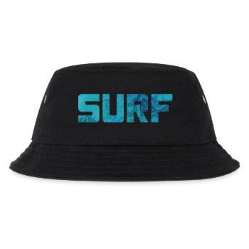 Surfing Surfer Vacation Hawaii Pattern Hobby Sea Fun - Kids’ Bucket Hat - black - Front