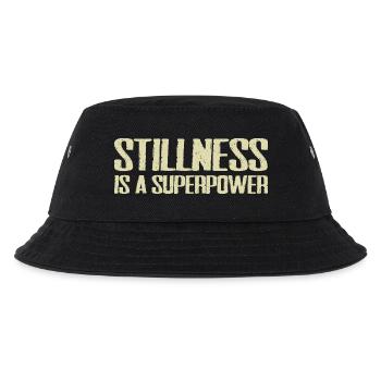 stillness is a superpower - Kids’ Bucket Hat - black - Front