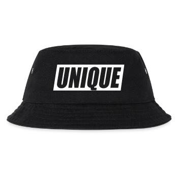 Unique Einzigartig Unikat Selbstwert Einzig Artig - Kinder Bucket Hat - Schwarz - Vorne