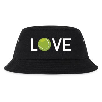 Tennis-Liebhaber - Kinder Bucket Hat - Schwarz - Vorne