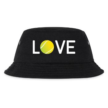 Tennis-Liebhaber - Kinder Bucket Hat - Schwarz - Vorne