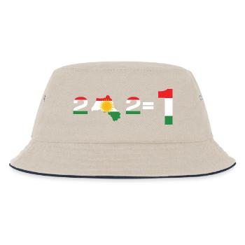 Kurdistan 2+2= 1 - Bob Enfant - blanc cassé/bleu marine - Devant