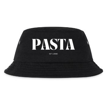 Pasta ist Liebe - Kinder Bucket Hat - Schwarz - Vorne