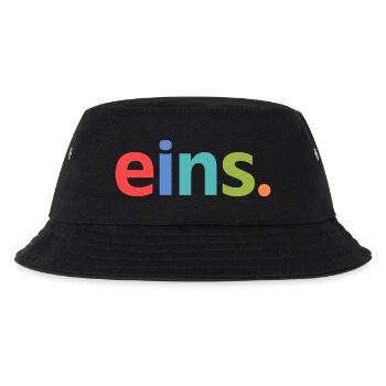 1. Geburtstag eins 1 Jahr  - Kinder Bucket Hat - Schwarz - Vorne