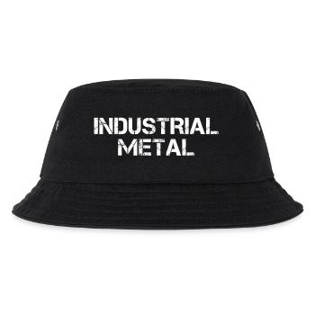 Industriemetall - Kinder Bucket Hat - Schwarz - Vorne