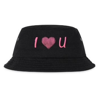 i LOVE YOU - Kids’ Bucket Hat - black - Front