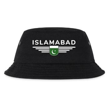 Islamabad Design – Hauptstadt-Stil - Kinder Bucket Hat - Schwarz - Vorne