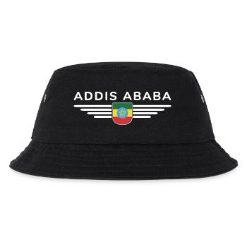 Addis Ababa T-Shirt – Capital City Style - Kids’ Bucket Hat - black - Front