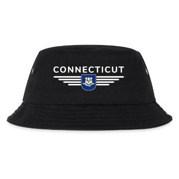 Connecticut Fan T-Shirt – Style & Coast - Kids’ Bucket Hat - black - Front