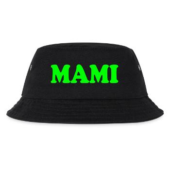 Mami - Kinder Bucket Hat - Schwarz - Vorne