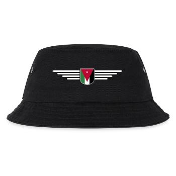 Jordanien Amman Fan Outfit T-Shirt Design Geschenk - Kinder Bucket Hat - Schwarz - Vorne