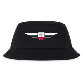 Malta T-Shirt – Für Insel-Fans - Kinder Bucket Hat - Schwarz - Vorne