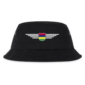 Mauritius T-Shirt – Insel-Fans & Liebhaber - Kinder Bucket Hat - Schwarz - Vorne