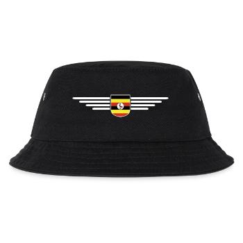 Uganda T-Shirt for Explorers - Kids’ Bucket Hat - black - Front