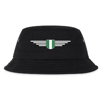 Nigeria Design – Zeige deine Landesliebe - Kinder Bucket Hat - Schwarz - Vorne