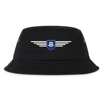 Connecticut Fan T-Shirt – Style & Coast - Kids’ Bucket Hat - black - Front