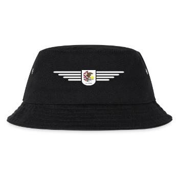 Illinois Fan T-Shirt – Heimatliebe zeigen - Kinder Bucket Hat - Schwarz - Vorne