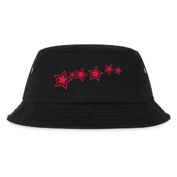 Sterne, Star - Kinder Bucket Hat - Schwarz - Vorne