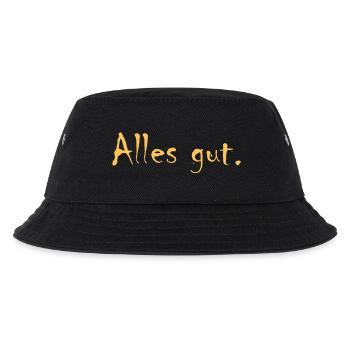 Alles gut - Kinder Bucket Hat - Schwarz - Vorne